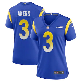 womens nike cam akers royal los angeles rams game jersey_pi